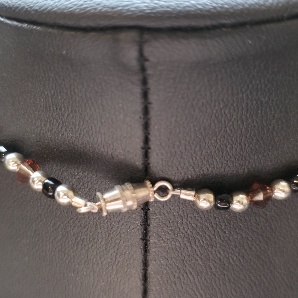 Southwestern Kokopelli Beaded Necklace | Artisan-Style Glass beads  Unisex Tribe - Picture 2 of 3